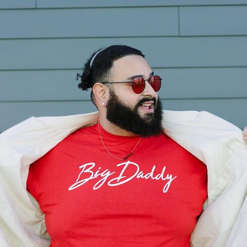 تي شيرت Big Daddy Signature بأكمام قصيرة - أحمر in Kuwait