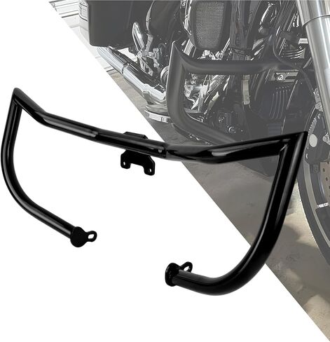 HDBUBALUS Motorcycle Crash Bar Engine Guard Highway Crash Bar Fit for Harley Touring Street Glide Road Glide Road King Electra Glide Ultra 2014-2024 Black in Saudi Arabia