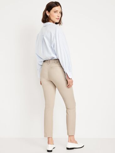 Old Navy High-Waisted Uniform Skinny Pants - A Stone's Throw in Saudi Arabia