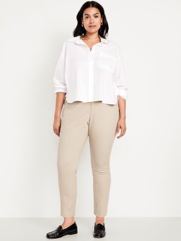 Old Navy High-Waisted Uniform Skinny Pants - A Stone's Throw in Saudi Arabia