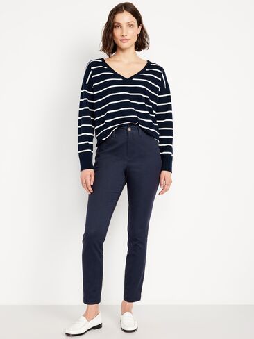 Old Navy High-Waisted Uniform Skinny Pants - Navy Captain in Saudi Arabia