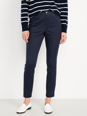 Old Navy High-Waisted Uniform Skinny Pants - Navy Captain in Saudi Arabia