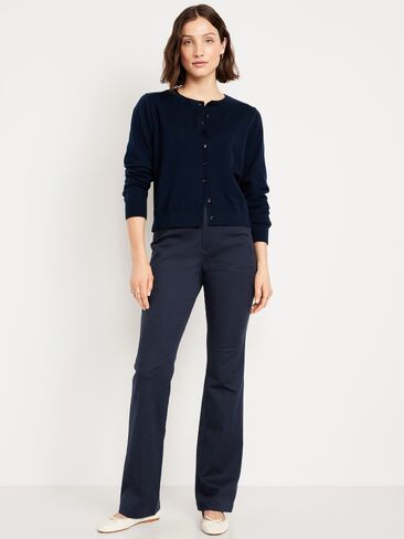 Old Navy High-Waisted Uniform Boot-Cut Pants - Navy Captain in Saudi Arabia