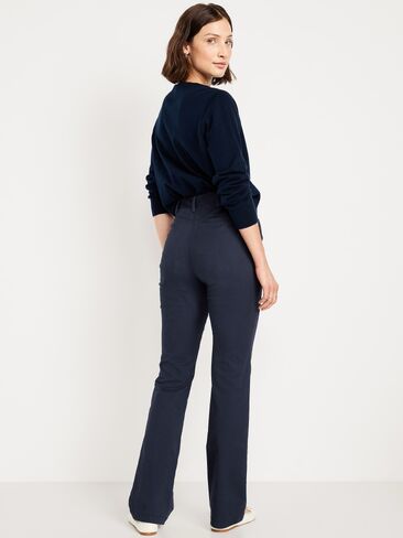 Old Navy High-Waisted Uniform Boot-Cut Pants - Navy Captain in Saudi Arabia