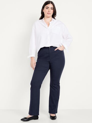 Old Navy High-Waisted Uniform Boot-Cut Pants - Navy Captain in Saudi Arabia