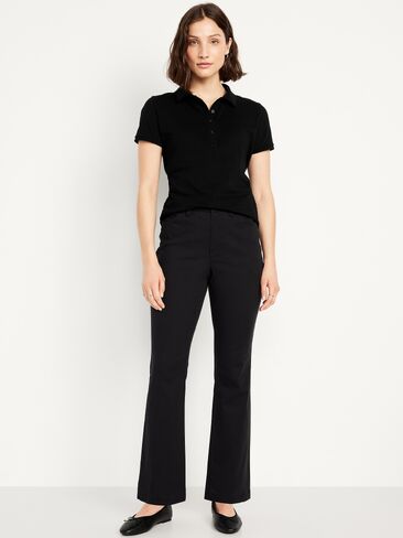 Old Navy High-Waisted Uniform Boot-Cut Pants - Black Jack in Saudi Arabia