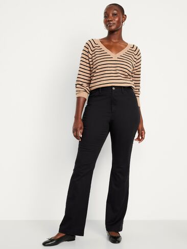 Old Navy High-Waisted Uniform Boot-Cut Pants - Black Jack in Saudi Arabia