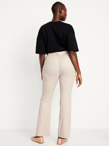 Old Navy High-Waisted Uniform Boot-Cut Pants - A Stone's Throw in Saudi Arabia