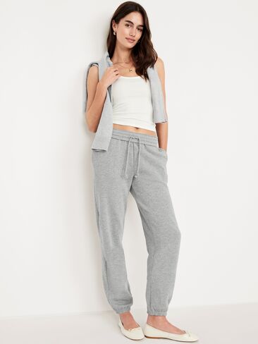 Old Navy High-Waisted SoComfy Jogger Sweatpants - Heather Gray in Saudi Arabia