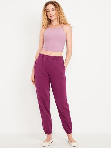 بنطال رياضي SoComfy Jogger عالي الخصر من Old Navy - Madder Root in Saudi Arabia