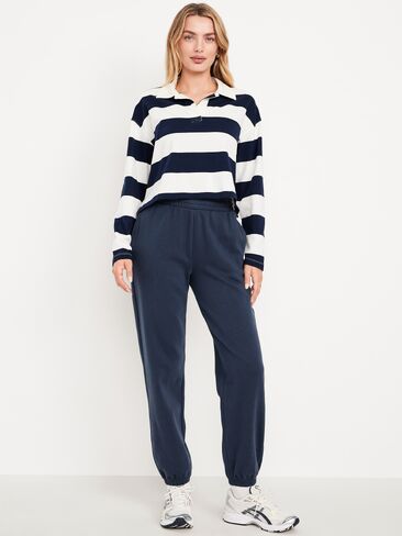 بنطال رياضي SoComfy Jogger عالي الخصر من Old Navy - DUSK NAVY in Saudi Arabia