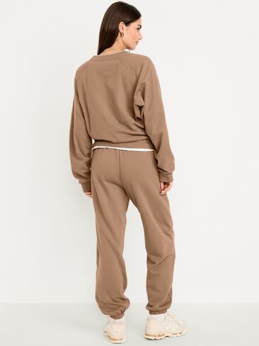 بنطال رياضي SoComfy Jogger عالي الخصر من Old Navy - DRIFTWOOD in Saudi Arabia
