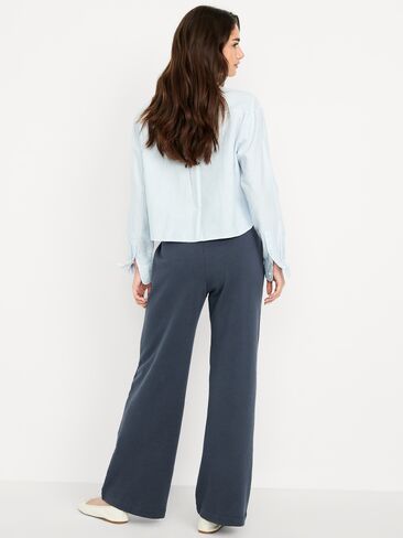 Old Navy High-Waisted SoComfy Wide-Leg Sweatpants - DUSK NAVY in Saudi Arabia