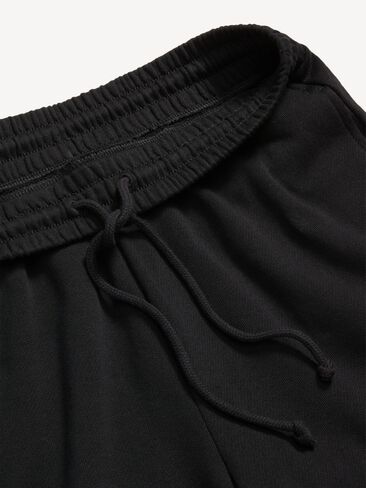 Old Navy بنطال رياضي عالي الخصر SoComfy واسع الساق - بلاك جاك in Saudi Arabia