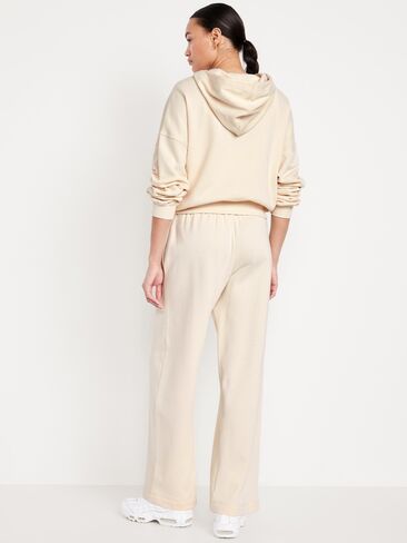 Old Navy بنطال رياضي عالي الخصر SoComfy واسع الساق - Howlite in Saudi Arabia