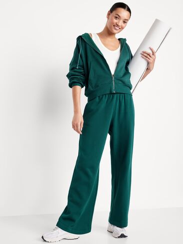بنطال رياضي واسع الأرجل عالي الخصر من Old Navy - Jet Stream in Saudi Arabia