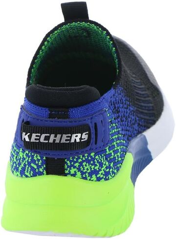 حذاء رياضي Skechers Kids Boys Ultra Flex 3.0، أسود/أزرق/ليموني، 2.5 in Saudi Arabia