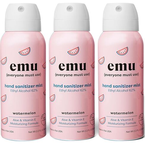 Emu Watermelon Hand Sanitizer Mist, 2.2 FZ in Saudi Arabia