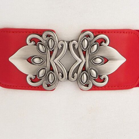 Vintage Wide Elastic Waist Belt For Women Stretch Waistbands Cinch Belts Straps S-XL in Saudi Arabia
