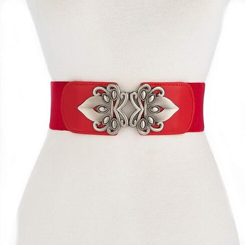 Vintage Wide Elastic Waist Belt For Women Stretch Waistbands Cinch Belts Straps S-XL in Saudi Arabia