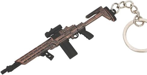 9cm Mini MK14 بندقية هجومية نموذج سلسلة المفاتيح قلادة جمع in Kuwait