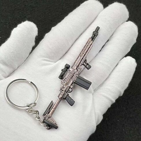 9cm Mini MK14 بندقية هجومية نموذج سلسلة المفاتيح قلادة جمع in Kuwait