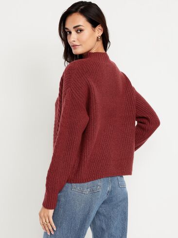سترة SoSoft ذات رقبة وهمية من Old Navy - UMBER EARTH in Kuwait