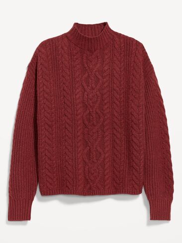 سترة SoSoft ذات رقبة وهمية من Old Navy - UMBER EARTH in Kuwait
