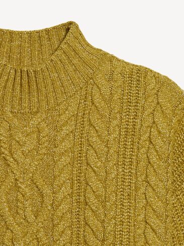 سترة قصيرة ذات رقبة وهمية من Old Navy SoSoft - زيتوني جبلي in Kuwait