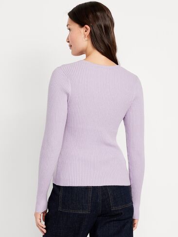 Old Navy SoSoft Lite Rib Crew-Neck Sweater - SPRING WISTERIA in Saudi Arabia