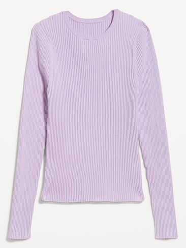 Old Navy SoSoft Lite Rib Crew-Neck Sweater - SPRING WISTERIA in Saudi Arabia