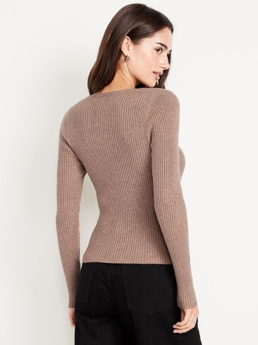 Old Navy SoSoft Lite Rib Crew-Neck Sweater - DRIFTWOOD in Saudi Arabia