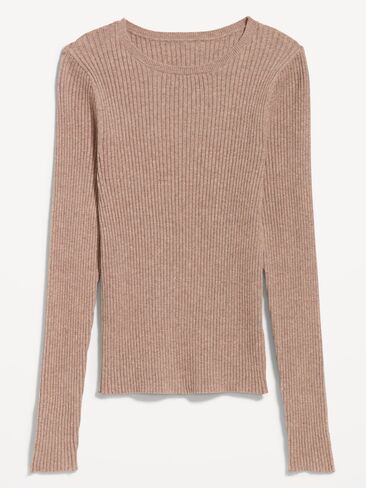 Old Navy SoSoft Lite Rib Crew-Neck Sweater - DRIFTWOOD in Saudi Arabia