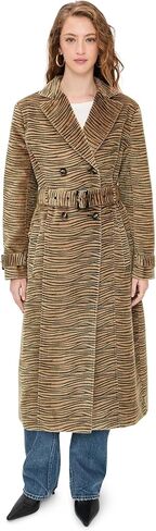 LAMARQUE Women's Leslie Faux Hair Trench Coat in Saudi Arabia