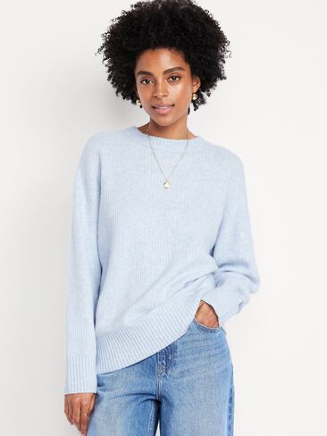 سترة تونيك ذات رقبة دائرية من SoSoft من Old Navy - نفاث in Kuwait