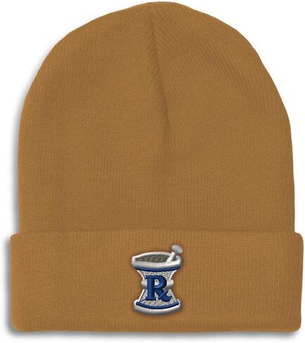Speedy Pros Beanies for Men Rx Pharmacy Embroidery Symbols Rx Winter Hats for Women Acrylic Skull Cap 1 Size in Saudi Arabia