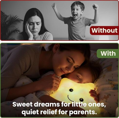 CASATWIST Premium 15" Twinkle Star Light Up وسادة فخمة مع أضواء، ألعاب حسية للأطفال المصابين بالتوحد، ديكور غرفة الأولاد والبنات ADHD لطيف يتوهج في الظلام هدية ليلية للنجوم in Saudi Arabia