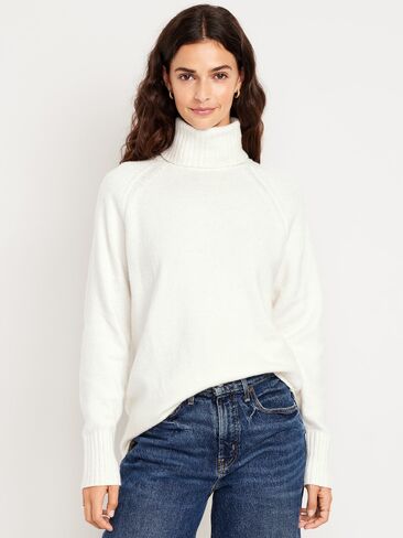 سترة ذات الياقة المدورة من Old Navy SoSoft - هيذر الطباشير in Saudi Arabia