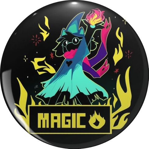 Deltarune Ralsei دبوس التلبيب دبوس لطيف بروش دبابيس شارات 0.75" in Saudi Arabia