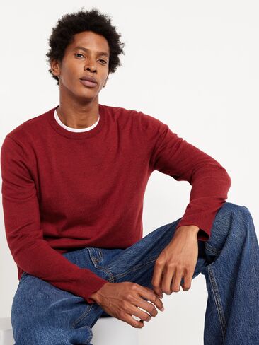 سترة ذات رقبة دائرية من Old Navy - أحمر منقط in Kuwait