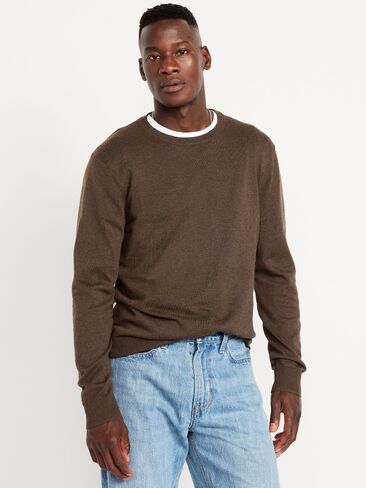 Old Navy Crew-Neck Sweater - Brown Heather in Saudi Arabia