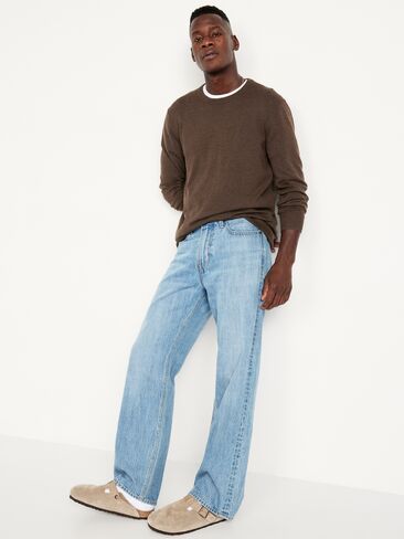Old Navy Crew-Neck Sweater - Brown Heather in Saudi Arabia