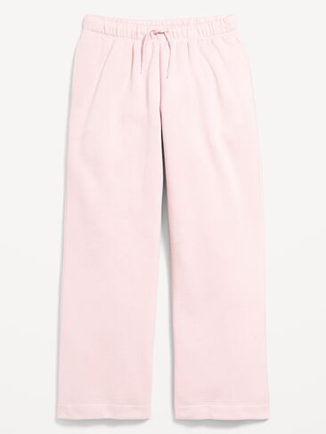 بنطال رياضي من الصوف عالي الخصر وواسع الساق من Old Navy Favorite للفتيات - FAIRYTALE ROSE in Saudi Arabia