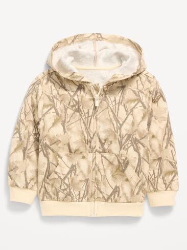 Old Navy Favorite Fleece Oversized Zip Hoodie for Toddler Boys - Camo in Saudi Arabia