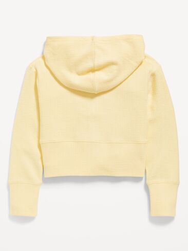 Old Navy CozePlush 2-Way-Zip Hoodie for Girls - HONEYDEW in Saudi Arabia