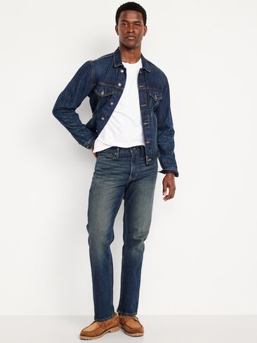 Old Navy 90's Straight Built-In Flex Jeans - Dark Tint in Saudi Arabia