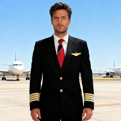 BFRAHD 5Pcs Gold Pilot Wing Pins for Aviators,Flight Attendants Design for Uniforms,Jackets,Hats Ideal for Top Gun Style,Graduation Gifts and Costume Accessories in Saudi Arabia
