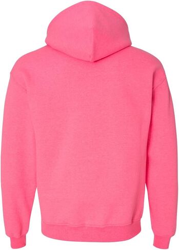 Gildan Men's Fleece Hoodie Sweatshirt, Style G18500, Neon Pink, X-Large in Saudi Arabia
