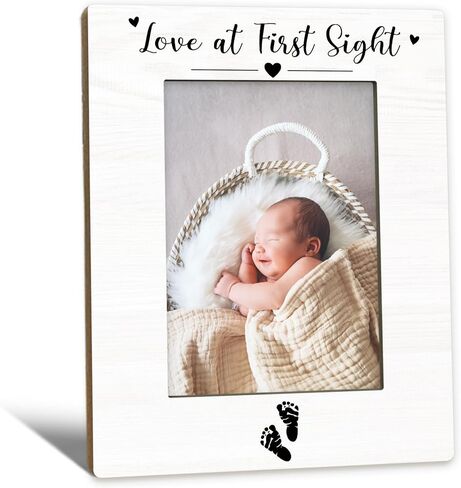 Beliran New Grandparent Gifts Picture Frame 5x7, First Time Grandparent Gifts Photo Frame, Grandparents Baby Announcement, A Grandchild is A Gift Wooden Picture Photo Frames for Desk Home Room Decor in Saudi Arabia