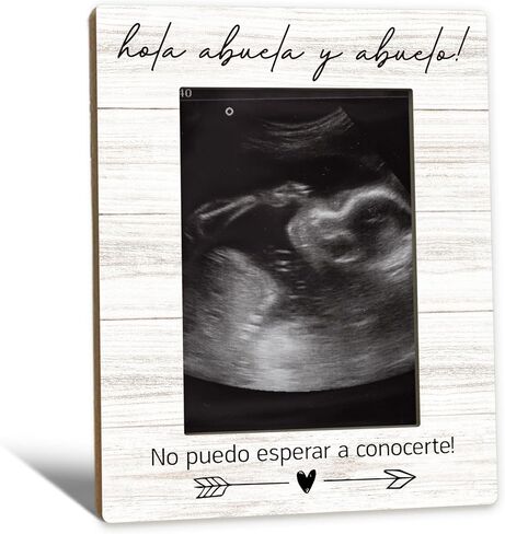 Beliran New Grandparent Gifts Picture Frame 5x7, First Time Grandparent Gifts Photo Frame, Grandparents Baby Announcement, A Grandchild is A Gift Wooden Picture Photo Frames for Desk Home Room Decor in Saudi Arabia